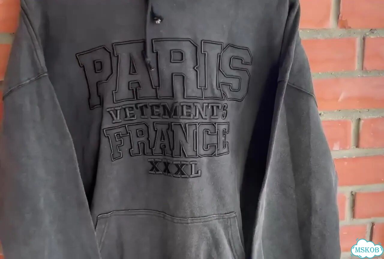 Худи Vetements Paris фото 1