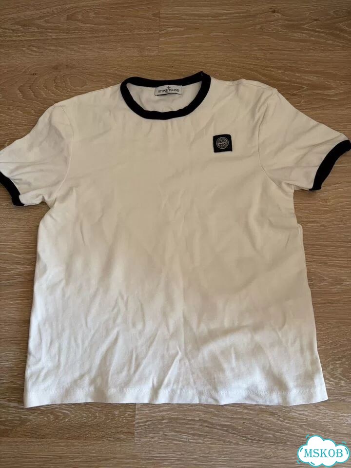 Футболка stone island бежевая L оригинал фото 1