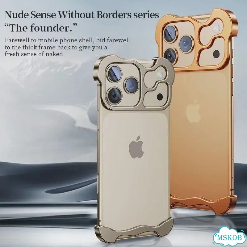 Металлический чехол-бампер для iPhone 16 Silver фото 2