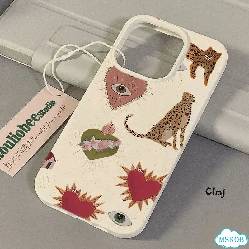 Чехол для iPhone 13 Pro Max Clmj Love Leopard Eye фото 2