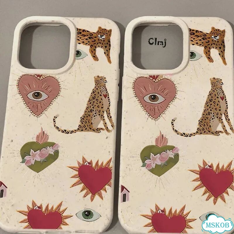 Чехол для iPhone 13 Pro Max Clmj Love Leopard Eye фото 3