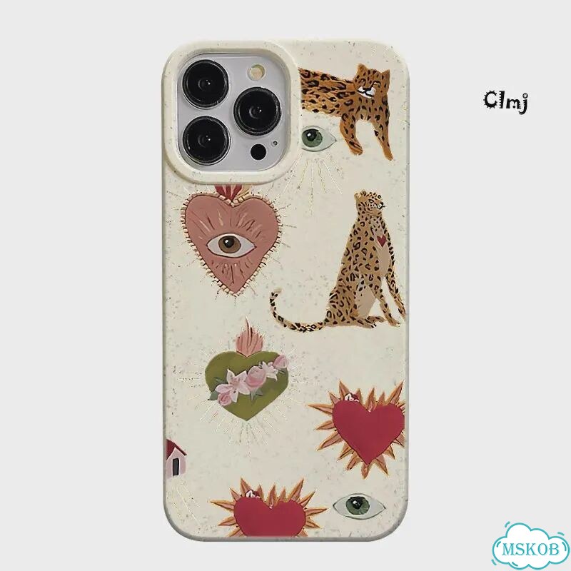 Чехол для iPhone 13 Pro Max Clmj Love Leopard Eye фото 4