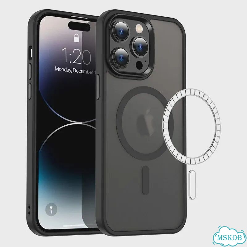 Черный магнитный чехол MagSafe для iPhone 13 Pro Max фото 1