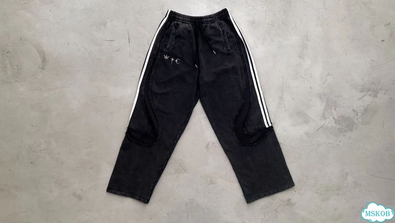 Штаны adidas x Thug Club Чёрные фото 2
