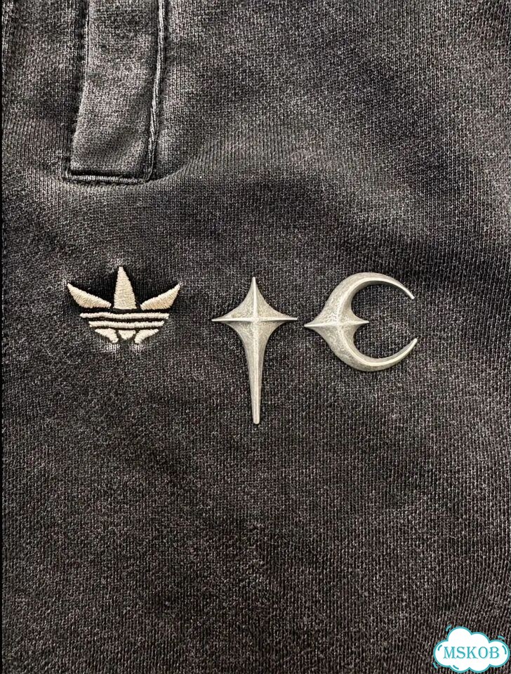 Штаны adidas x Thug Club Чёрные фото 4