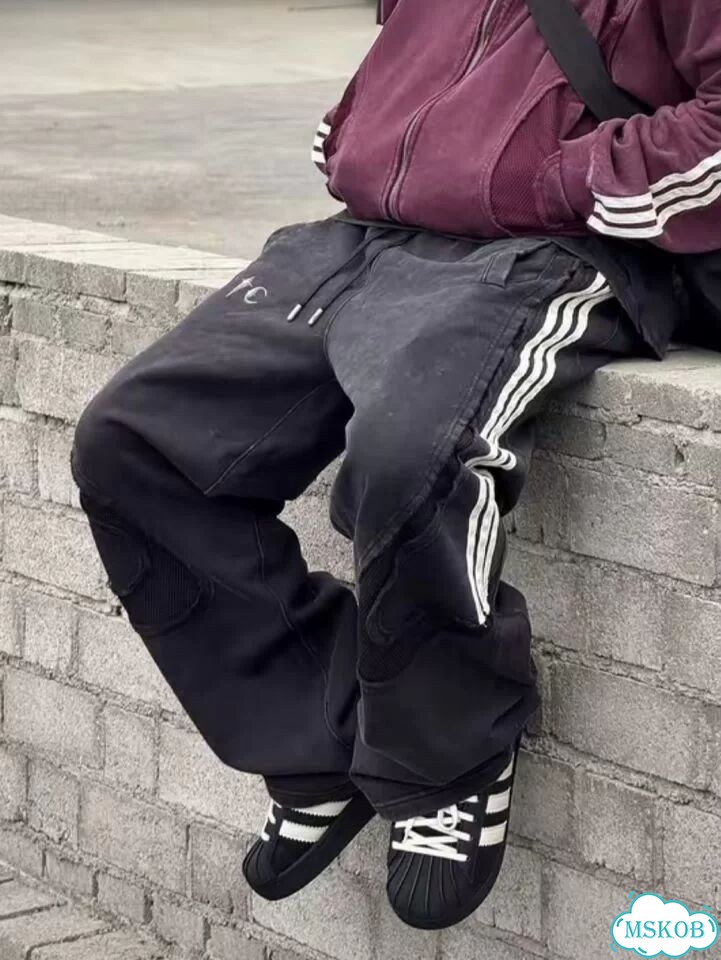 Штаны adidas x Thug Club Чёрные фото 6