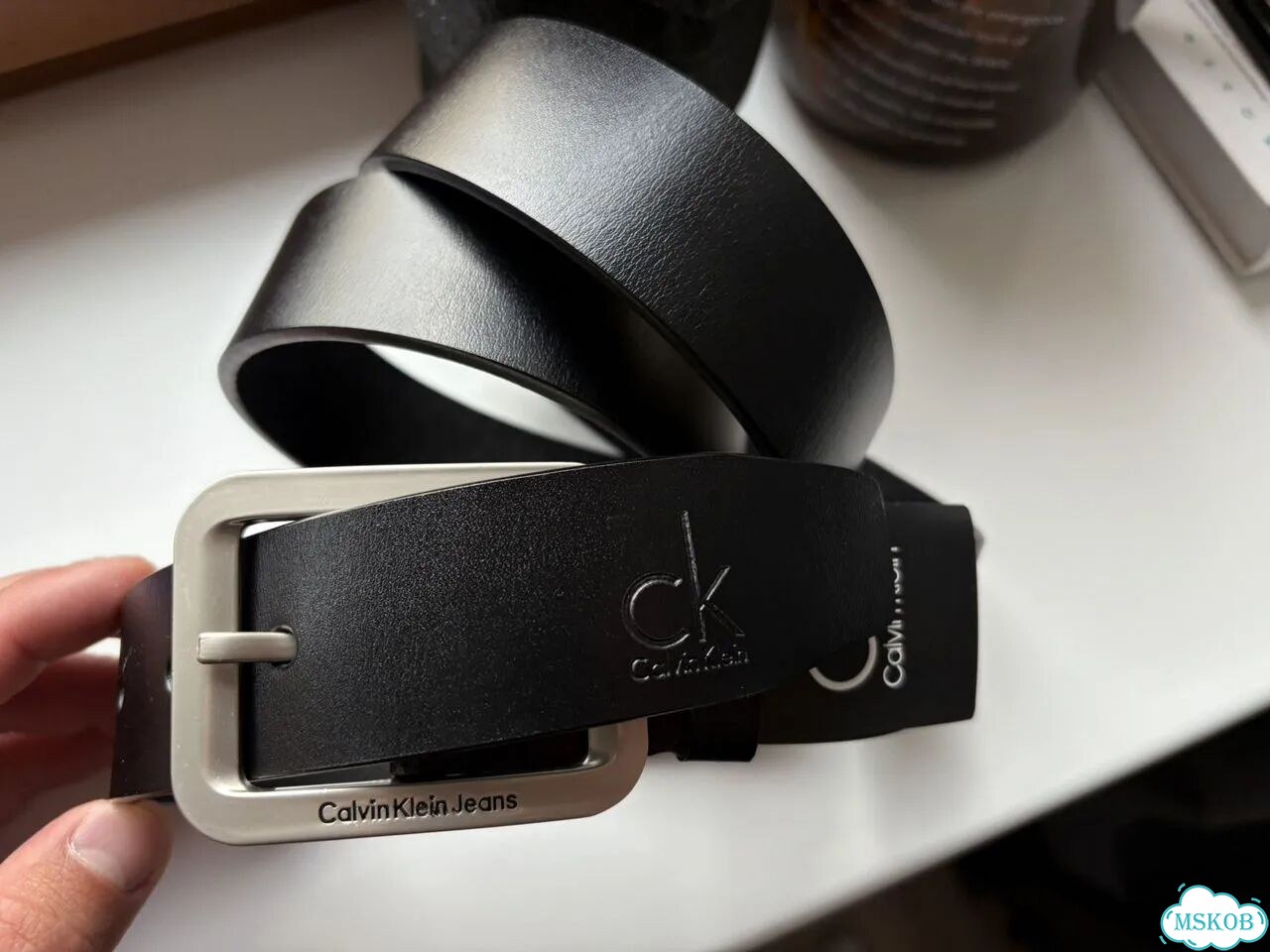 Ремень calvin klein мужской фото 4