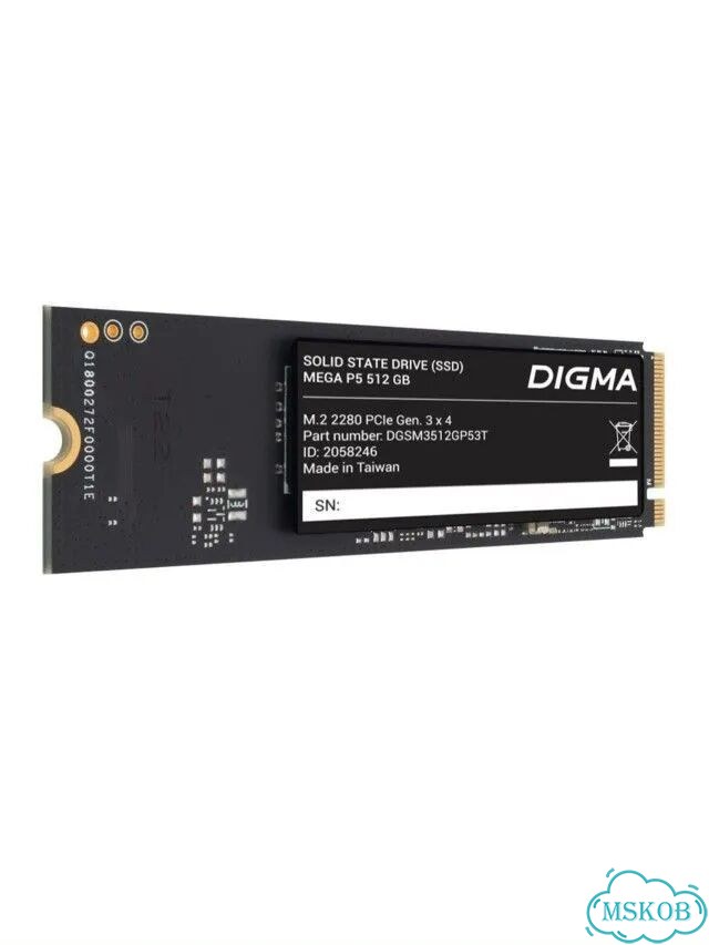 Ssd Digma Mega P5 512гб M.2 2280 PCIe 3.0 x4 NVMe фото 10
