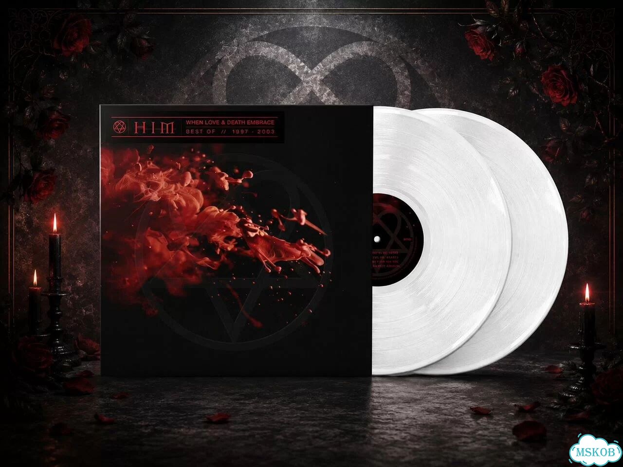 HIM - When Love & Death Embrace (2xLP, White) фото 1