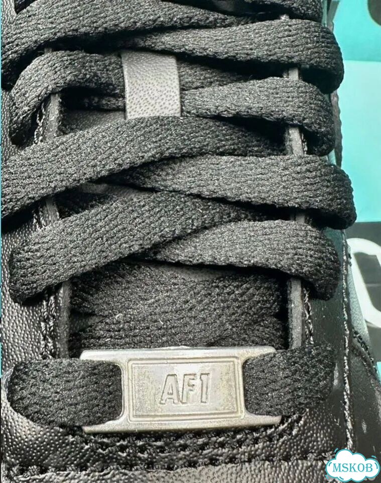 Кроссовки nike air force 1 черные 37 фото 3