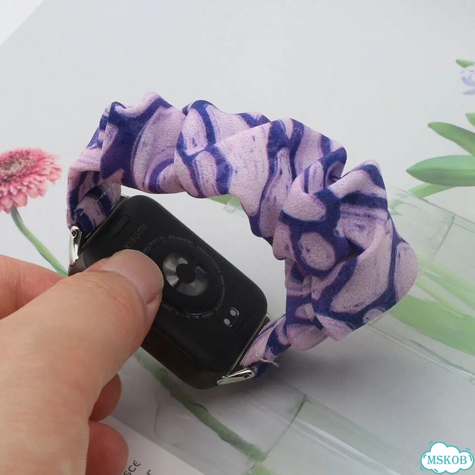 Ремешок тканевый черный Pattern 9 для Xiaomi Band 9 Pro фото 6