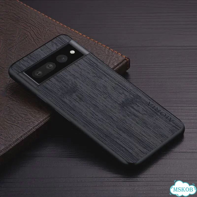 Чехол Pixel 7 Pro Coffee, бамбук, кожа фото 4