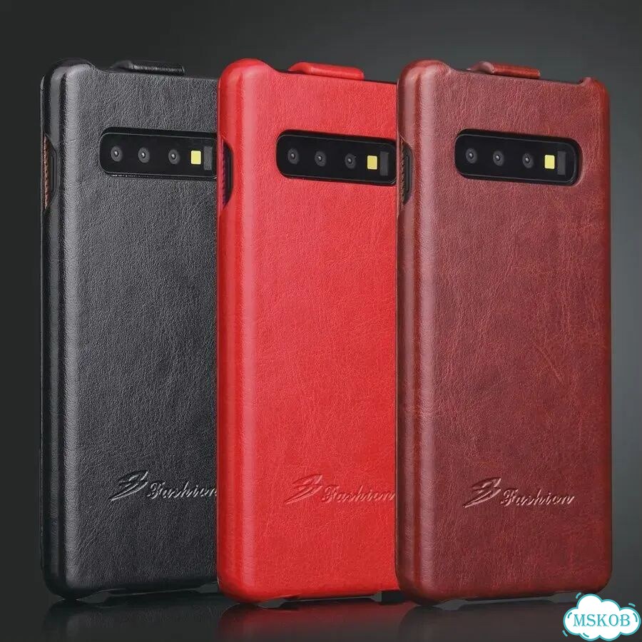 Черный кожаный чехол-книжка для Samsung Galaxy S25 Plus фото 2