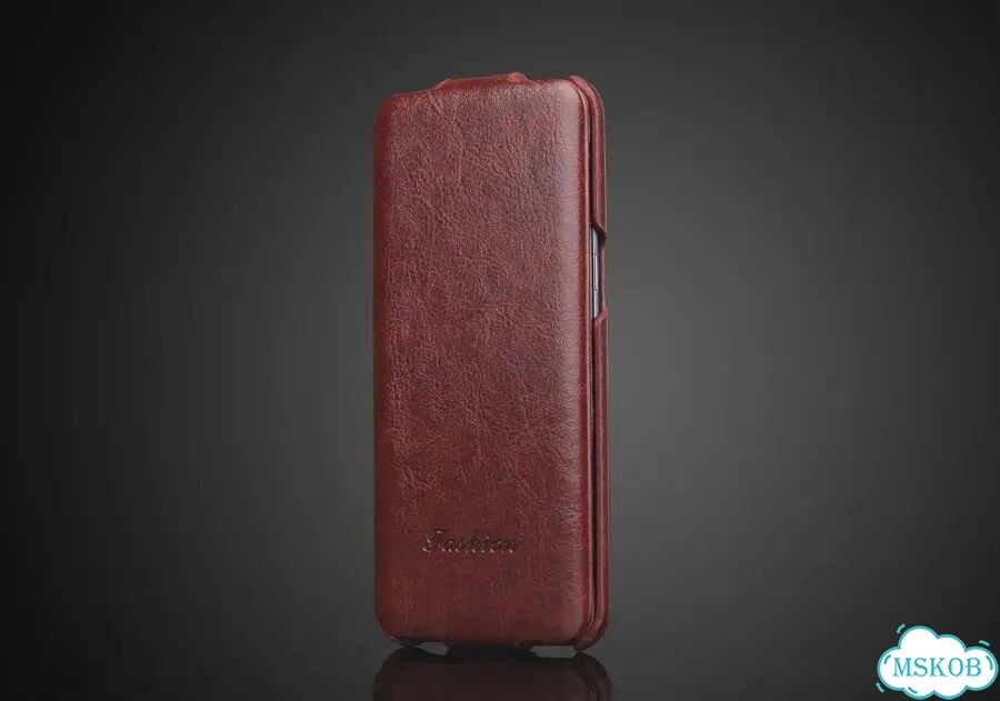 Черный кожаный чехол-книжка для Samsung Galaxy S25 Plus фото 3