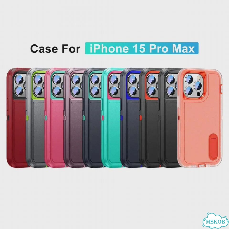 Чехол для iPhone 13 Pro Max черный с подставкой фото 7