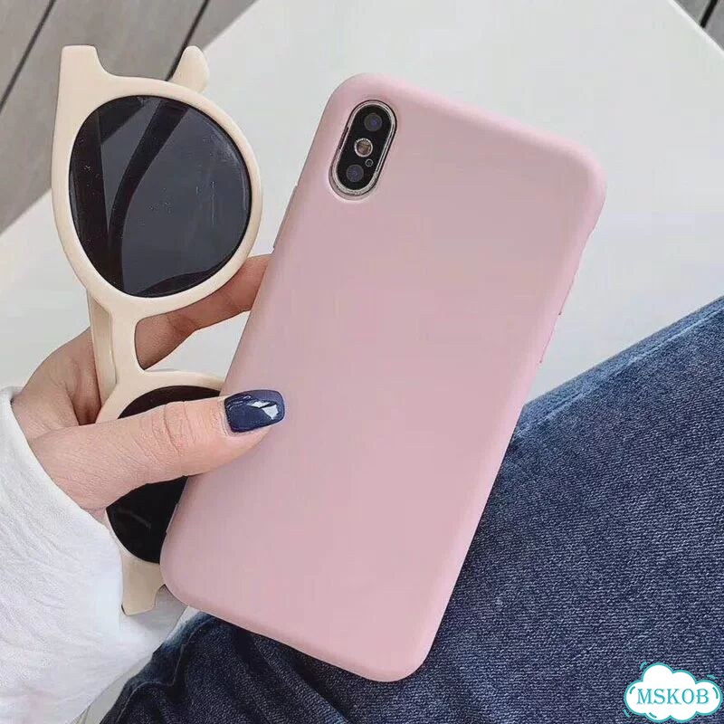 Силиконовый чехол ярких цветов для iPhone X XS Max XR 7 8 Plus 6 6S Plus, чехлы для iPhone 11 Pro Ma фото 1