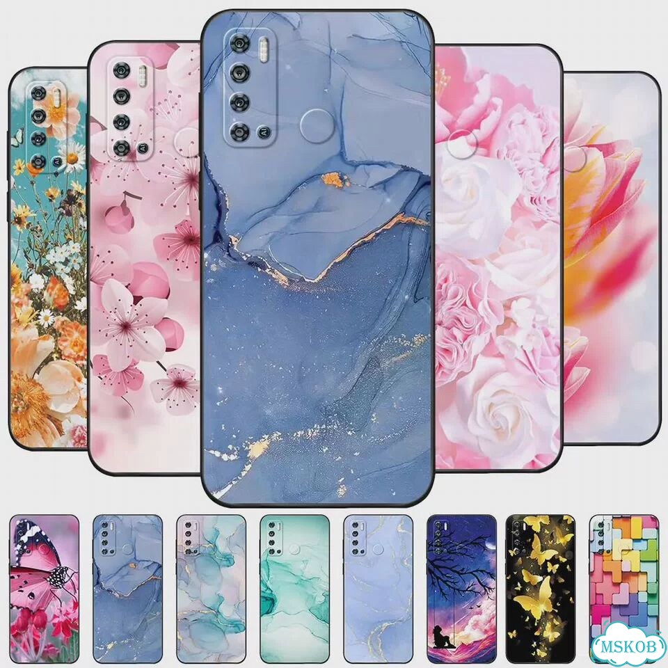 Чехол для Tecno Pouvoir 4 Coque TPU Мягкий Силиконовый Модный чехол для телефона Tecno Pouvoir B0771 фото 2