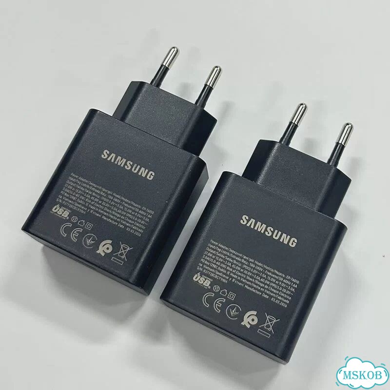 Оригинальное зарядное устройство Samsung 60W Super Fast Type C PD 45W для Galaxy S26 Black 60W EU 1M фото 4