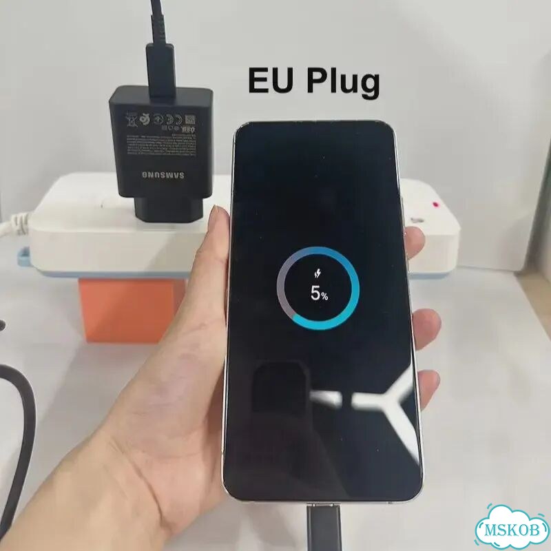 Оригинальное зарядное устройство Samsung 60W Super Fast Type C PD 45W для Galaxy S26 Black 60W EU 1M фото 7