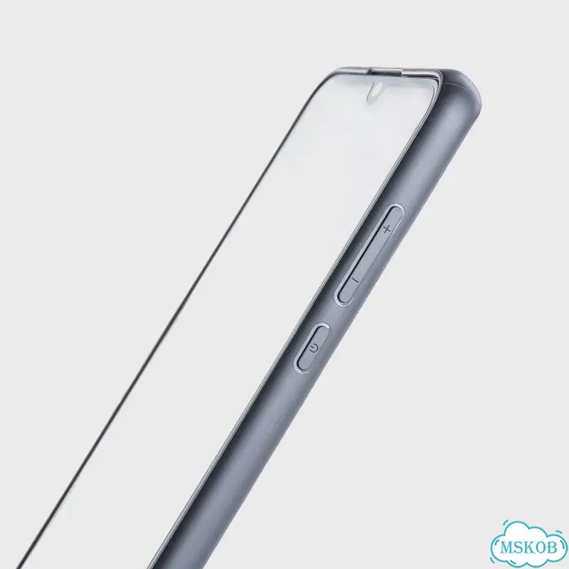 Чехол для Xiaomi Redmi Note 9 Pro Серый, текстиль фото 6