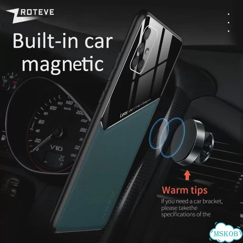 A51 A71 Чехол Zroteve из искусственной кожи Автомобильный Оранжевый, Оранжевый, Galaxy A52 A52s (5G) фото 6
