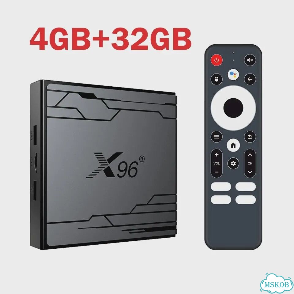X96 NEX тв-приставка Android 14.0 2 гб/16 гб Европейская вилка (EU Plug), 4G 32G фото 1