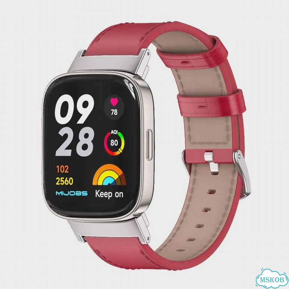 Mijobs SMART Watch, Red Silver, для Redmi Watch 3 фото 1