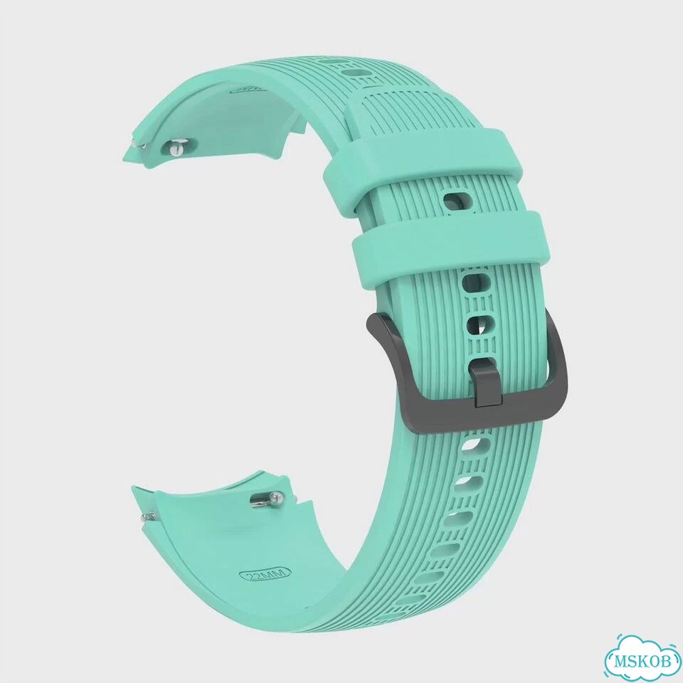 Силиконовый ремешок Teal Green для Oppo Watch X фото 1