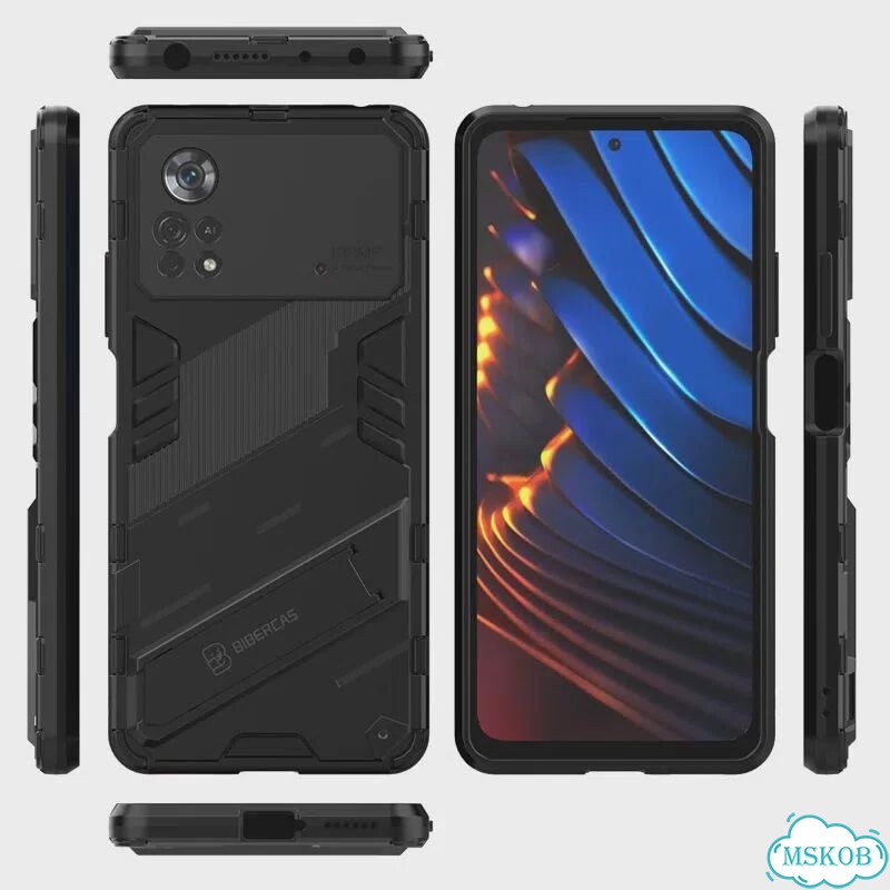 Чехол-держатель для Xiaomi Poco X4 Pro 5G, чехол для Poco X4 Pro 5G, Зеленый, зеленый, For Poco M3 фото 4