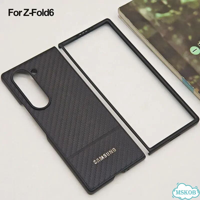 Чехол для Samsung Galaxy Z Fold 7 6 5 4 3 2 1, ультратонкий, из углеродного волокна, For Z Fold6 фото 1