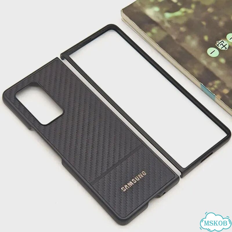 Чехол для Samsung Galaxy Z Fold 7 6 5 4 3 2 1, ультратонкий, из углеродного волокна, For Z Fold6 фото 2
