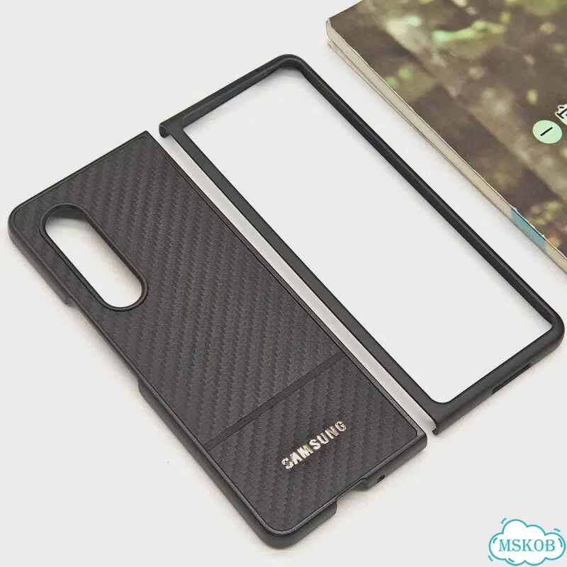 Чехол для Samsung Galaxy Z Fold 7 6 5 4 3 2 1, ультратонкий, из углеродного волокна, For Z Fold6 фото 4