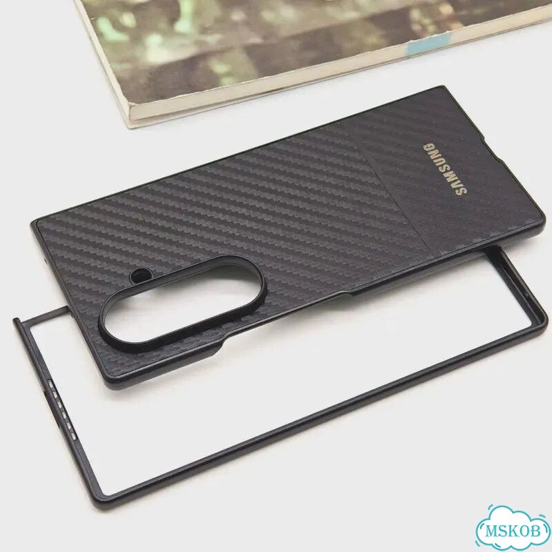 Чехол для Samsung Galaxy Z Fold 7 6 5 4 3 2 1, ультратонкий, из углеродного волокна, For Z Fold6 фото 5