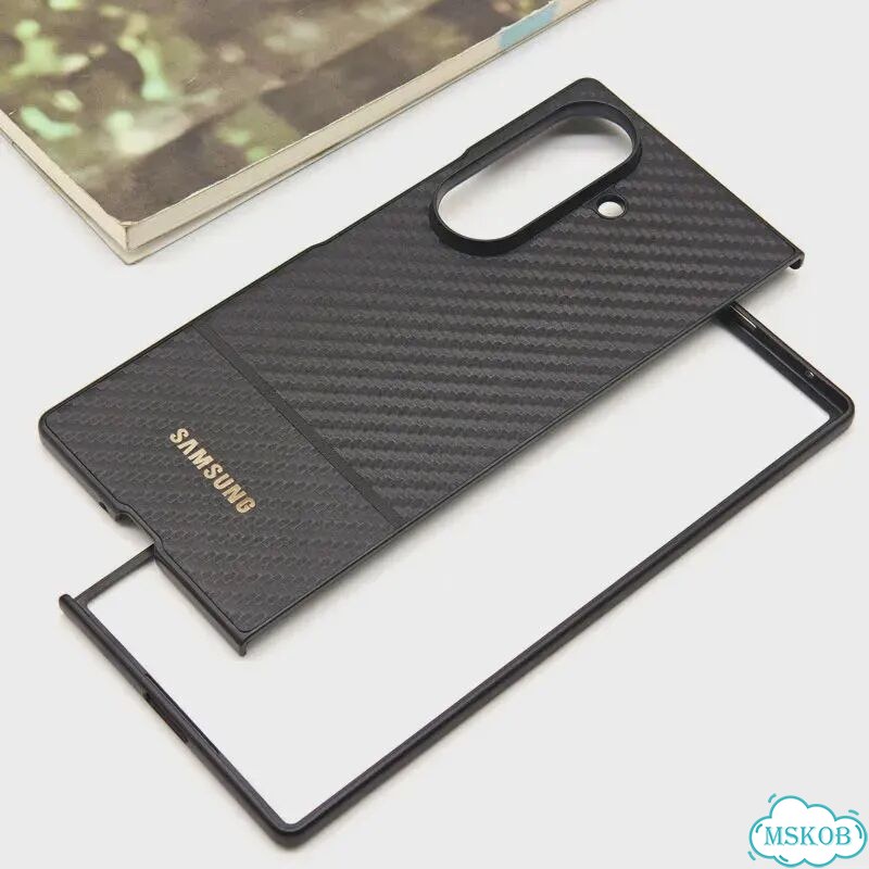 Чехол для Samsung Galaxy Z Fold 7 6 5 4 3 2 1, ультратонкий, из углеродного волокна, For Z Fold6 фото 6