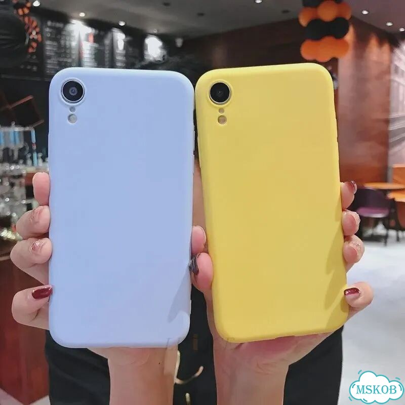 Белый матовый чехол для iPhone XR фото 2