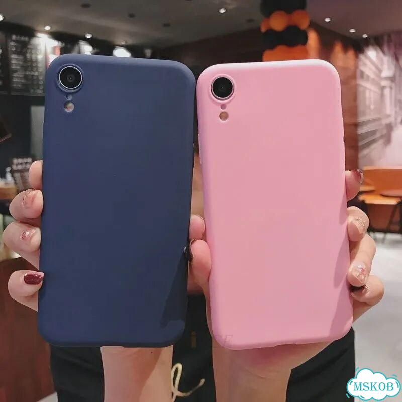 Белый матовый чехол для iPhone XR фото 3