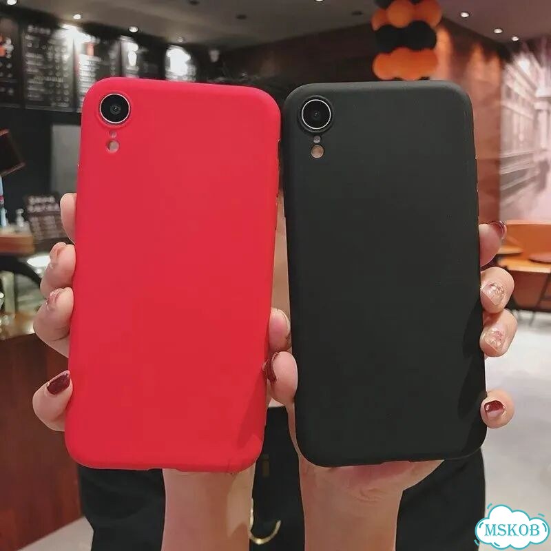 Белый матовый чехол для iPhone XR фото 4