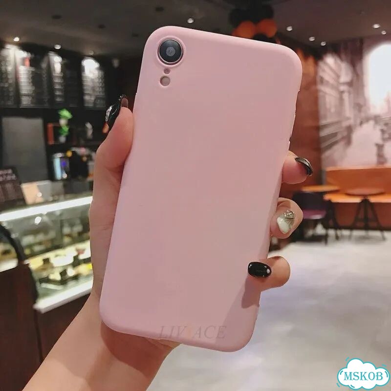 Белый матовый чехол для iPhone XR фото 7