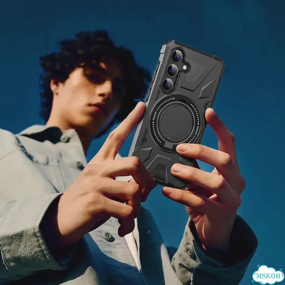 Чехол Samsung Galaxy A54 Alpine Green с кольцом фото 7