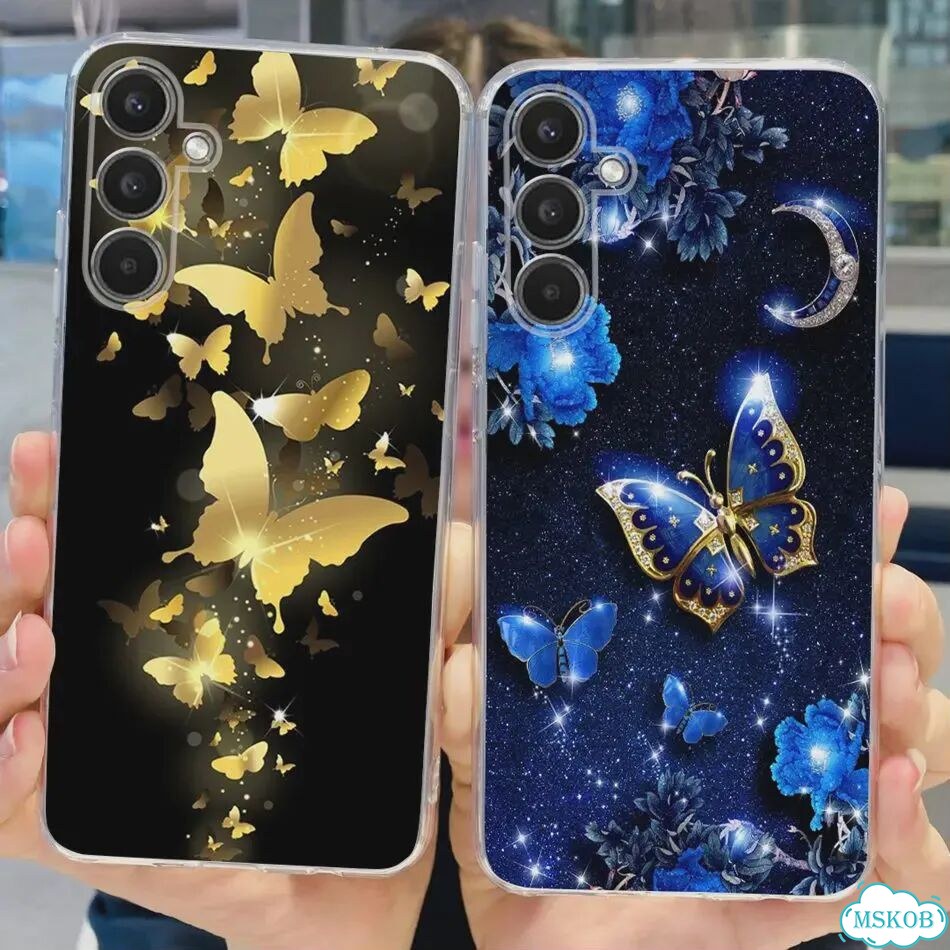 Для Samsung Galaxy A24 SM-A245F чехол для телефона Кот окрашенный Мягкий Силиконовый тпу чехол для S фото 5