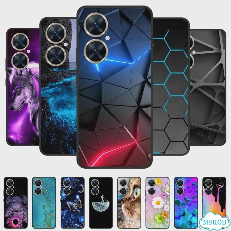 Чехол для Huawei Nova 11i Nova 11i 11i Black Wolf, мягкая силиконовая задняя крышка из тпу для 18 фото 2