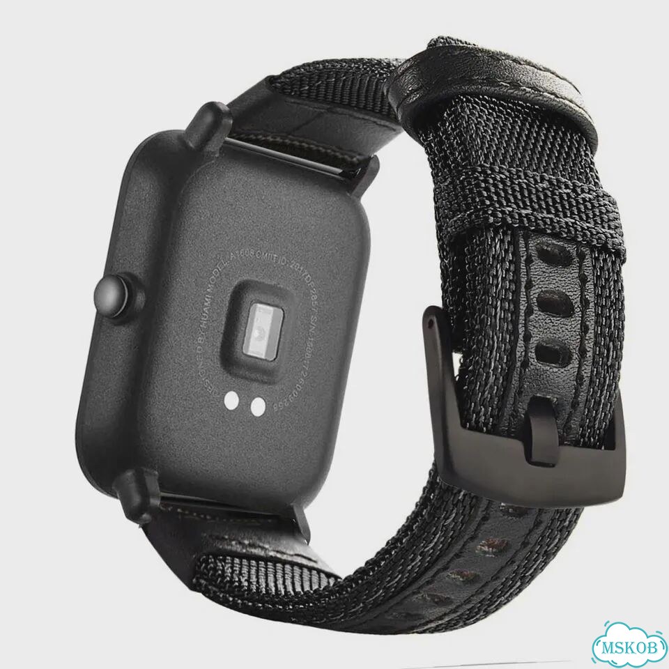 Ремешок черный для Amazfit GTS 2/2e/Mini/GTR фото 1