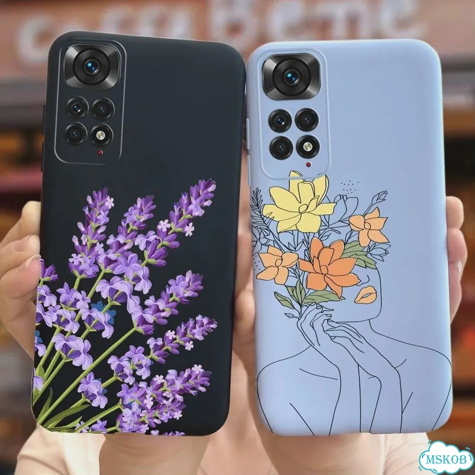 Милый чехол с рисунком для Xiaomi Redmi Note 11, чехол для Redmi Note 11 S, мягкий чехол для телефон фото 4