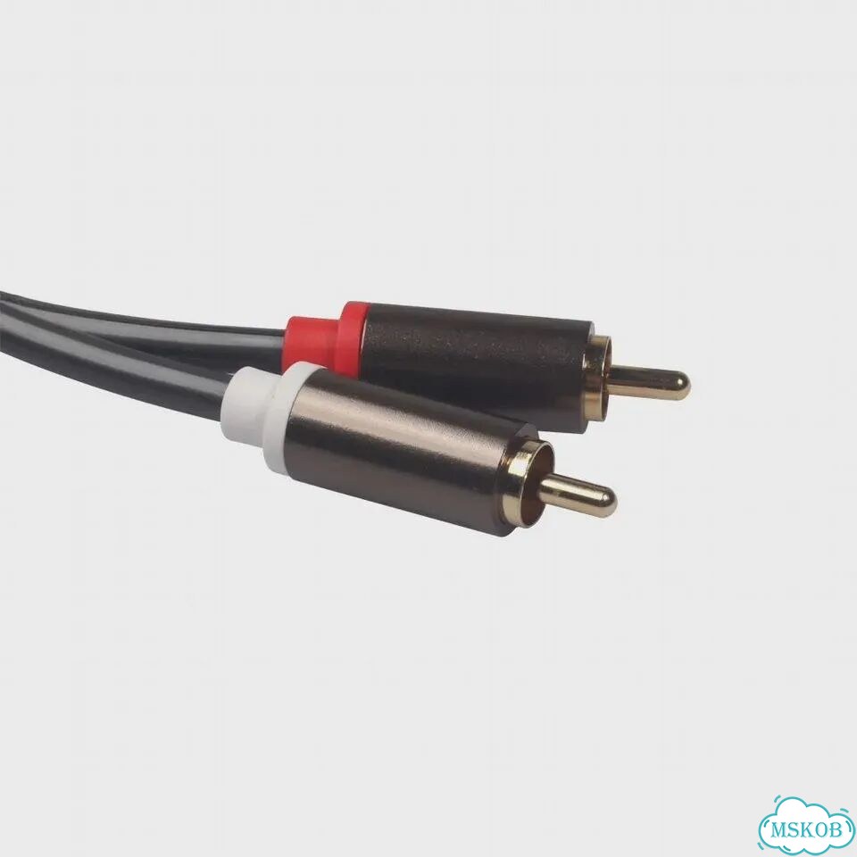 Аудиокабель RCA-XLR 1.5м/3м золотистый 3 м фото 3