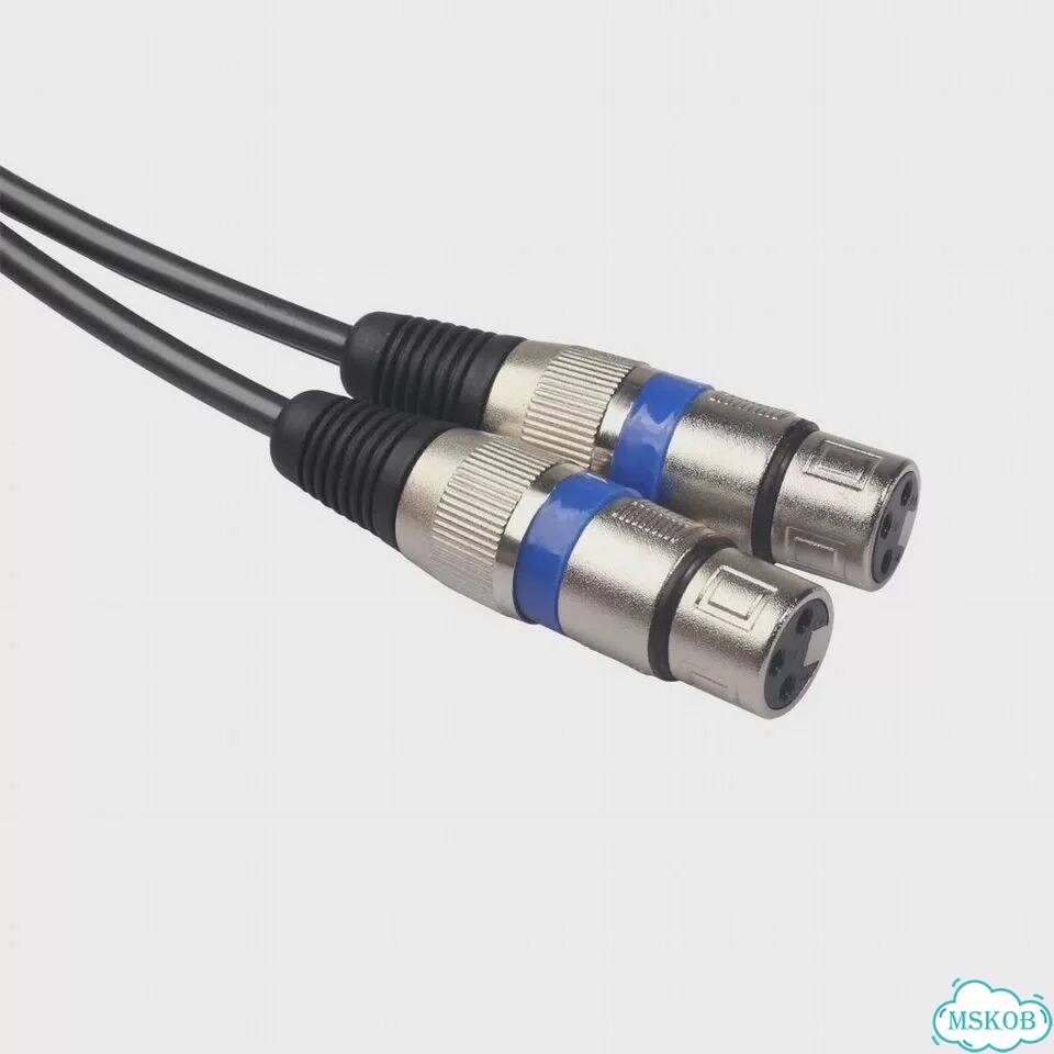 Аудиокабель RCA-XLR 1.5м/3м золотистый 3 м фото 4