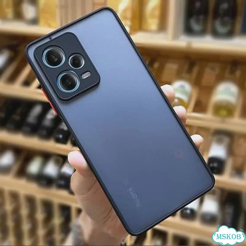 Poko X5pro Skin Feel Матовый полупрозрачный жесткий чехол для Xiaomi Mi Poco Midnight Green, Poco X5 фото 2