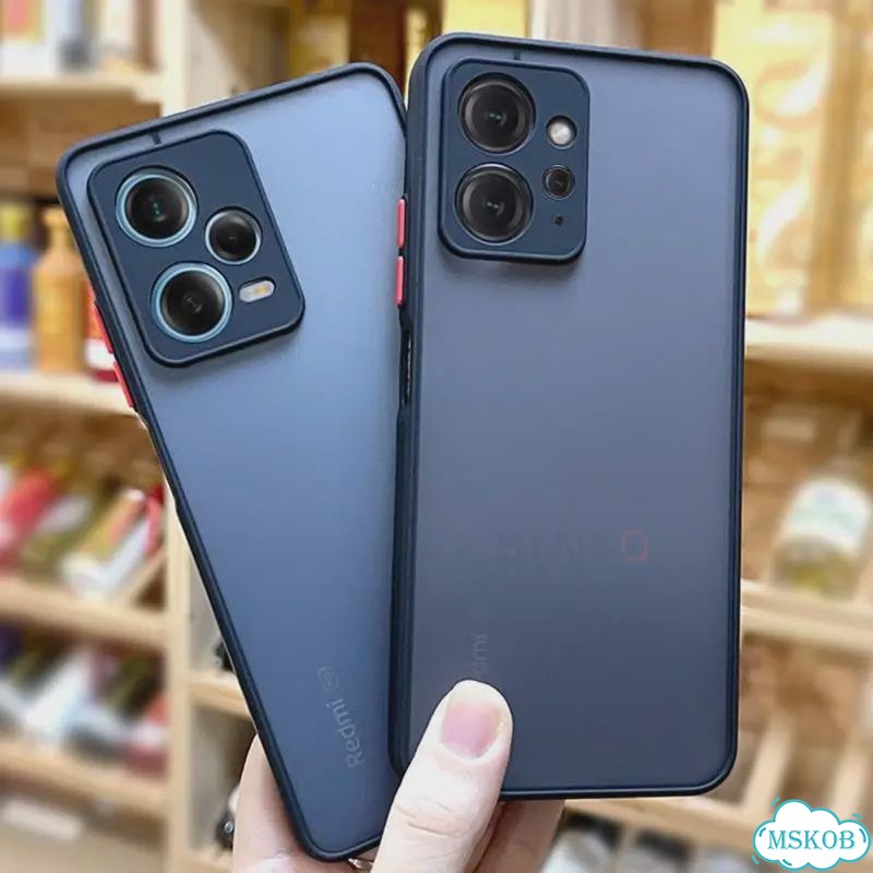 Poko X5pro Skin Feel Матовый полупрозрачный жесткий чехол для Xiaomi Mi Poco Midnight Green, Poco X5 фото 3