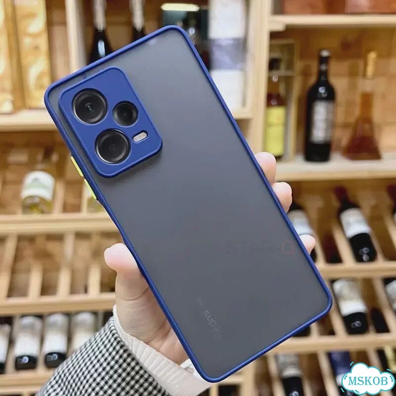 Poko X5pro Skin Feel Матовый полупрозрачный жесткий чехол для Xiaomi Mi Poco Midnight Green, Poco X5 фото 4