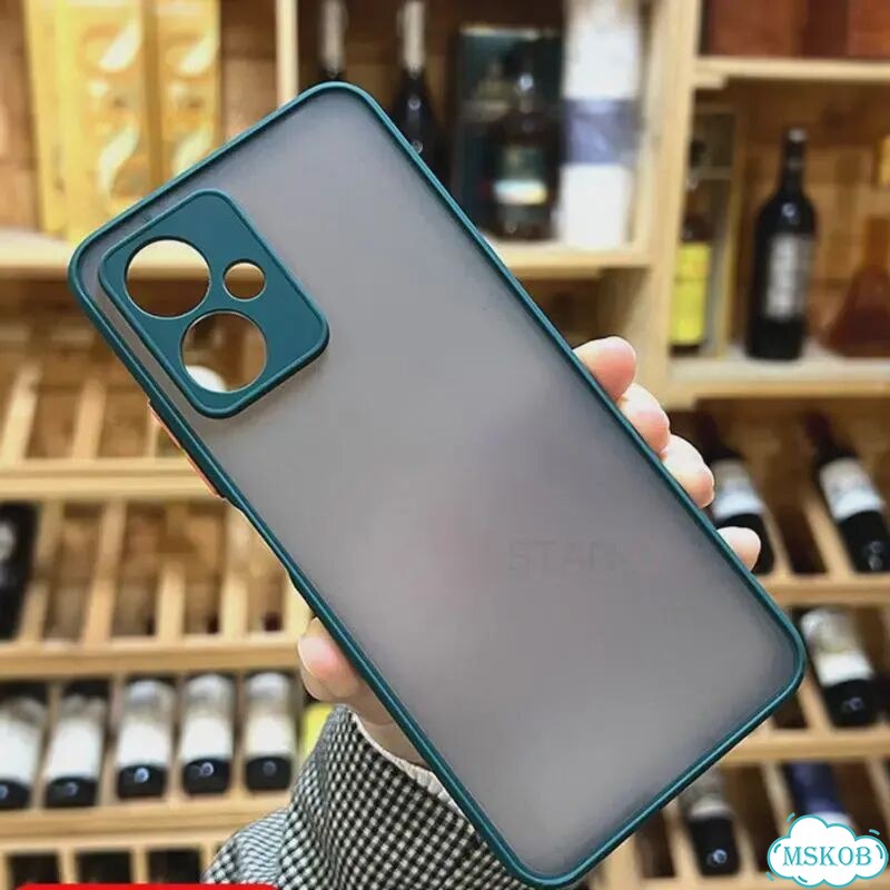 Poko X5pro Skin Feel Матовый полупрозрачный жесткий чехол для Xiaomi Mi Poco Midnight Green, Poco X5 фото 5