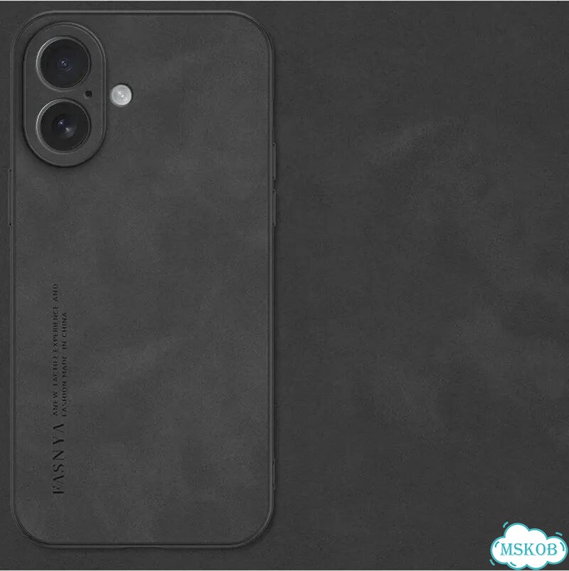 Мягкий чехол из овечьей кожи для Apple iPhone Air 17 17E 16E 16 Pro Max Бордовый, Red, iPhone 16e фото 3